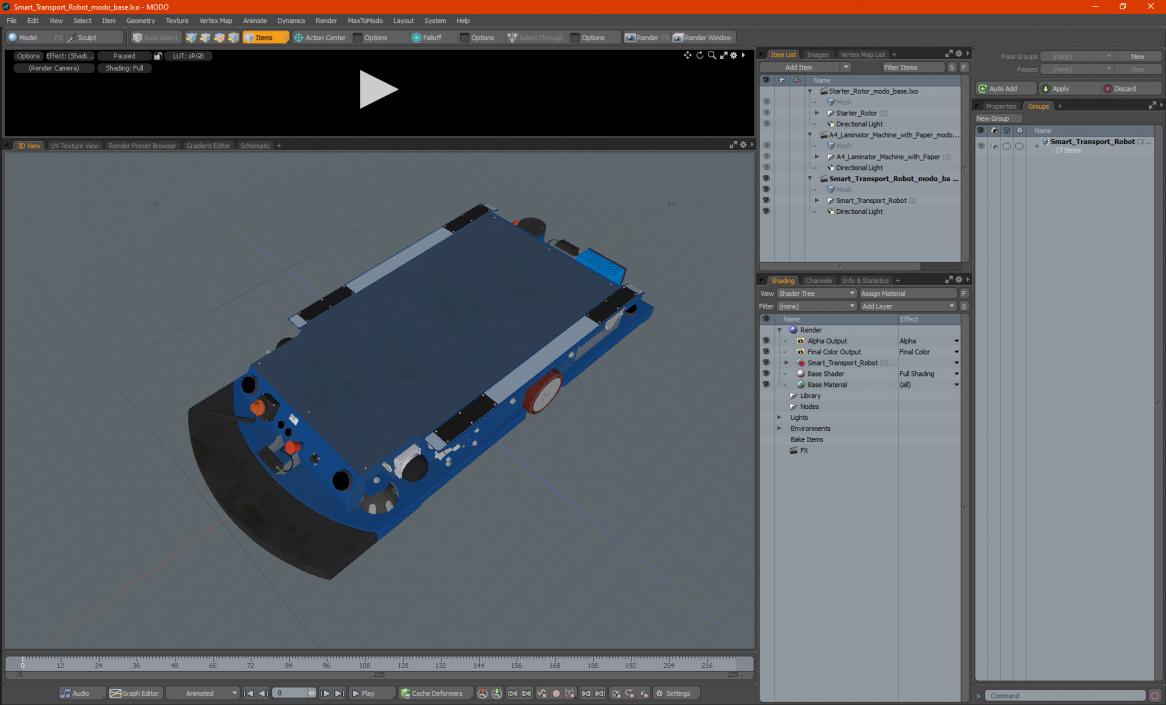 3D Smart Transport Robot