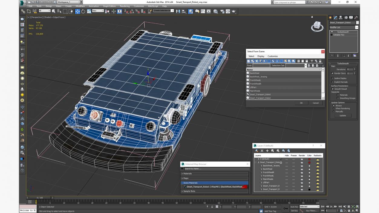 3D Smart Transport Robot