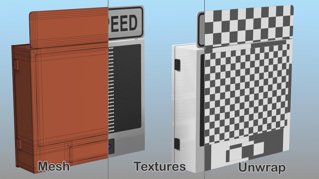 3D Decatur Electronics Modular Speed Display