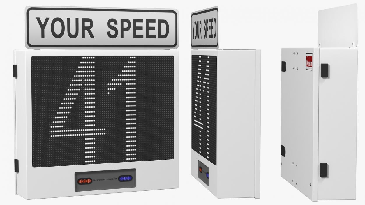 3D Decatur Electronics Modular Speed Display