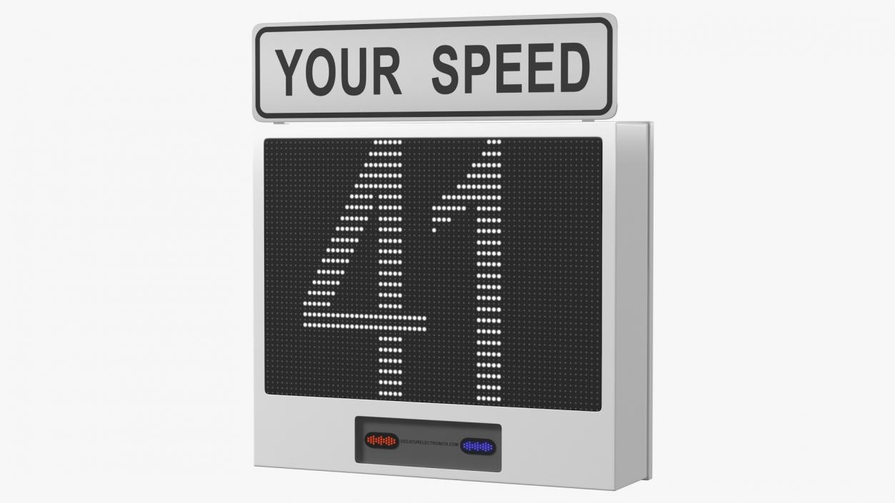 3D Decatur Electronics Modular Speed Display