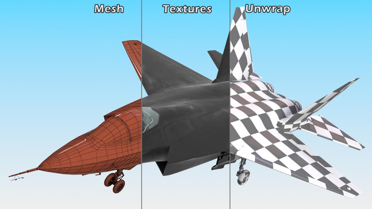 3D Multirole Jet Fighter