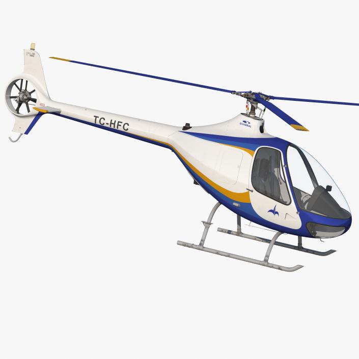 3D Training Helicopter Guimbal Cabri G2