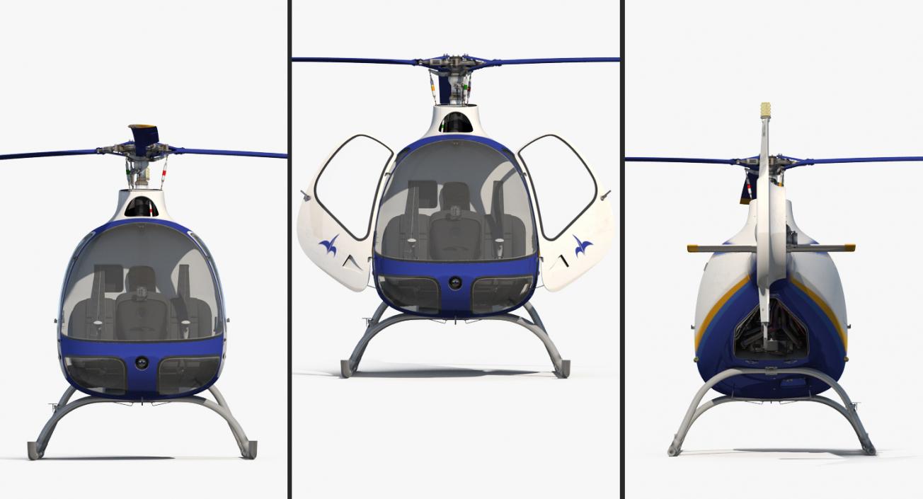 3D Training Helicopter Guimbal Cabri G2