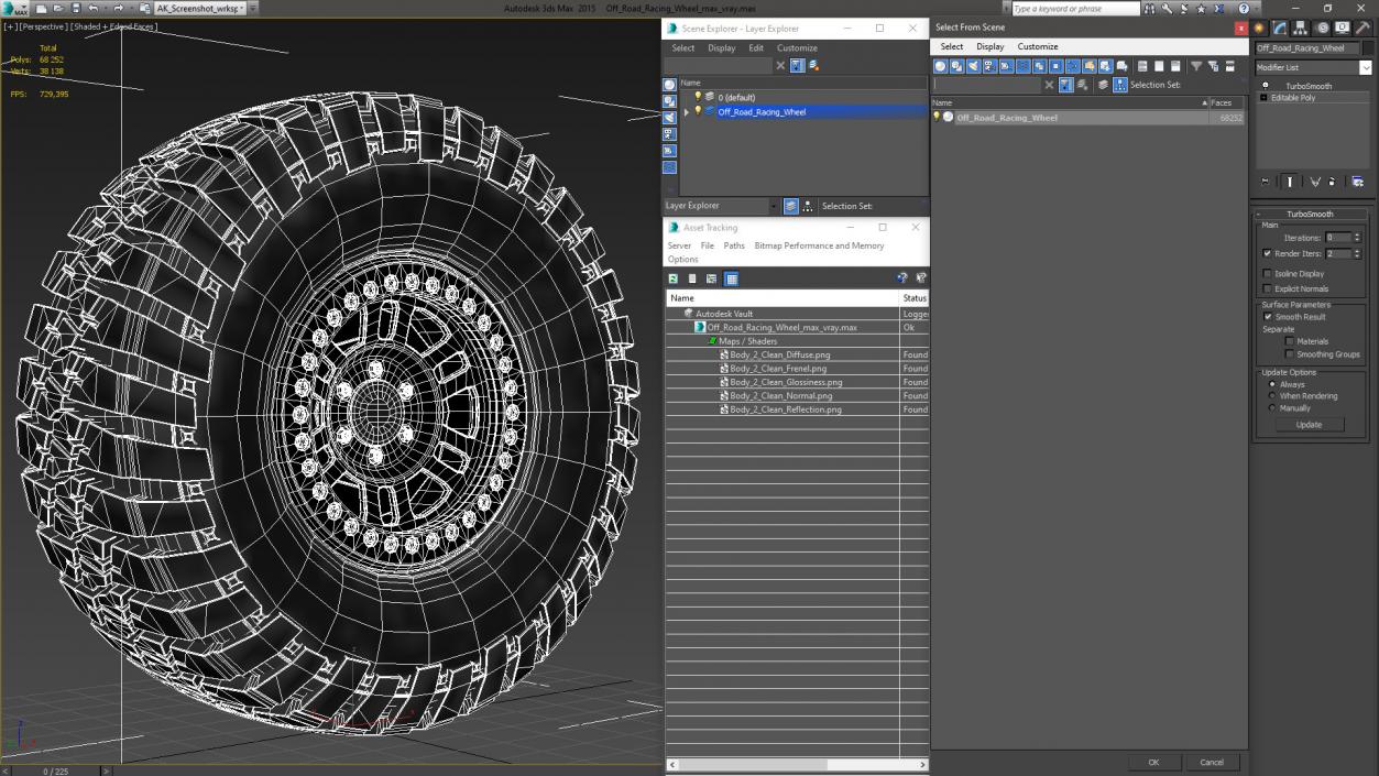 3D Off Road Racing Wheel