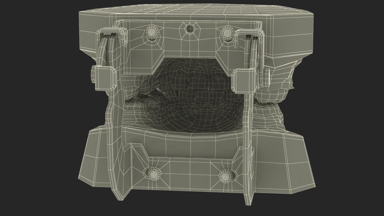 3D Typodont Teaching Studying Model with Removable Underbite Teeth model