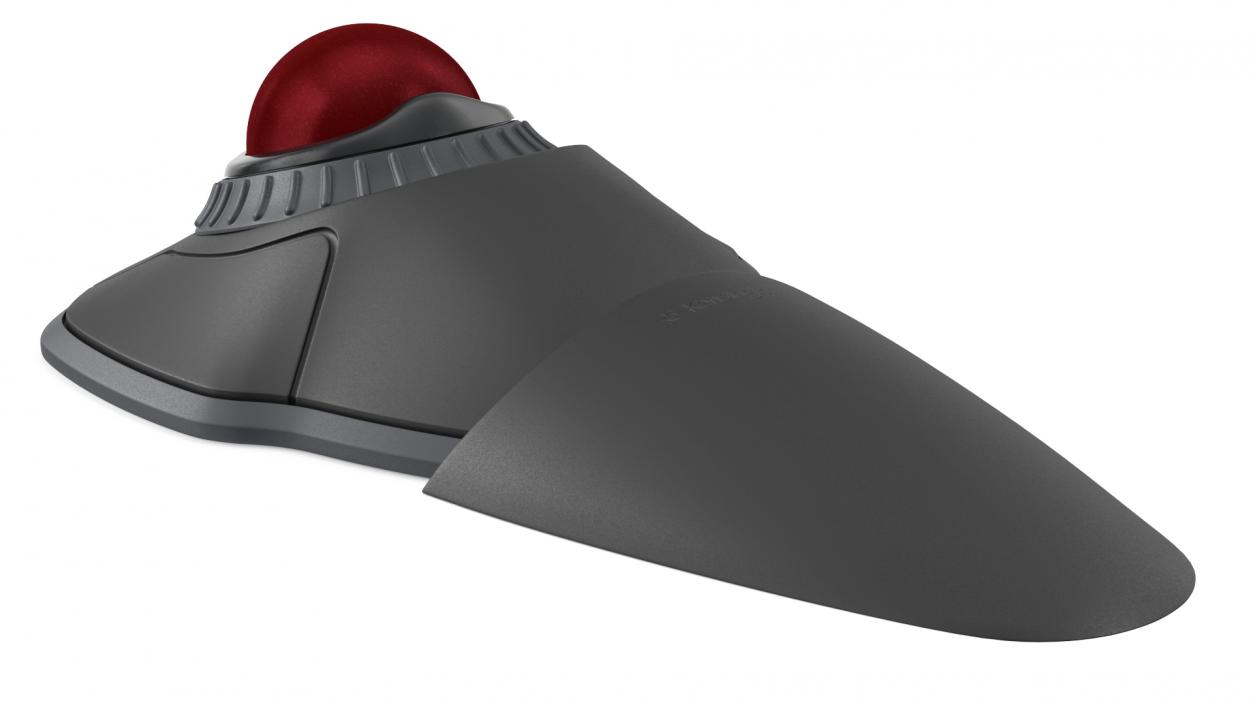 Trackball Mouse with Red Ball 3D model