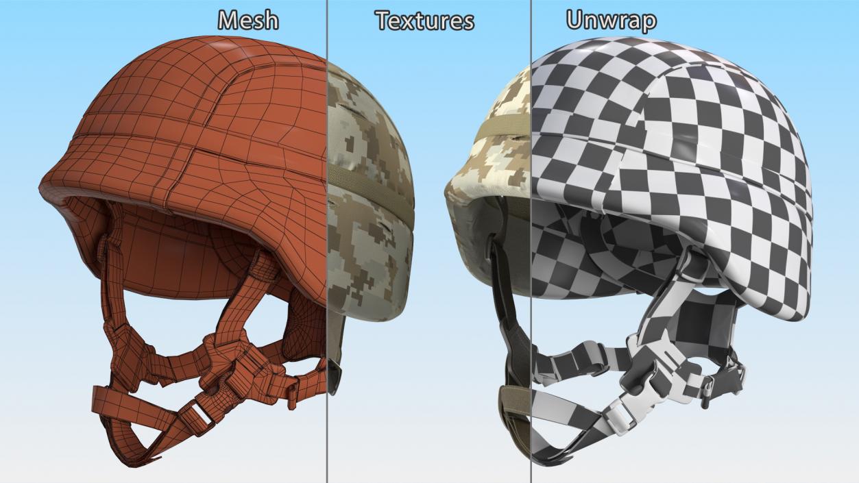 3D USMC Lightweight Helmet Desert Camo Cover