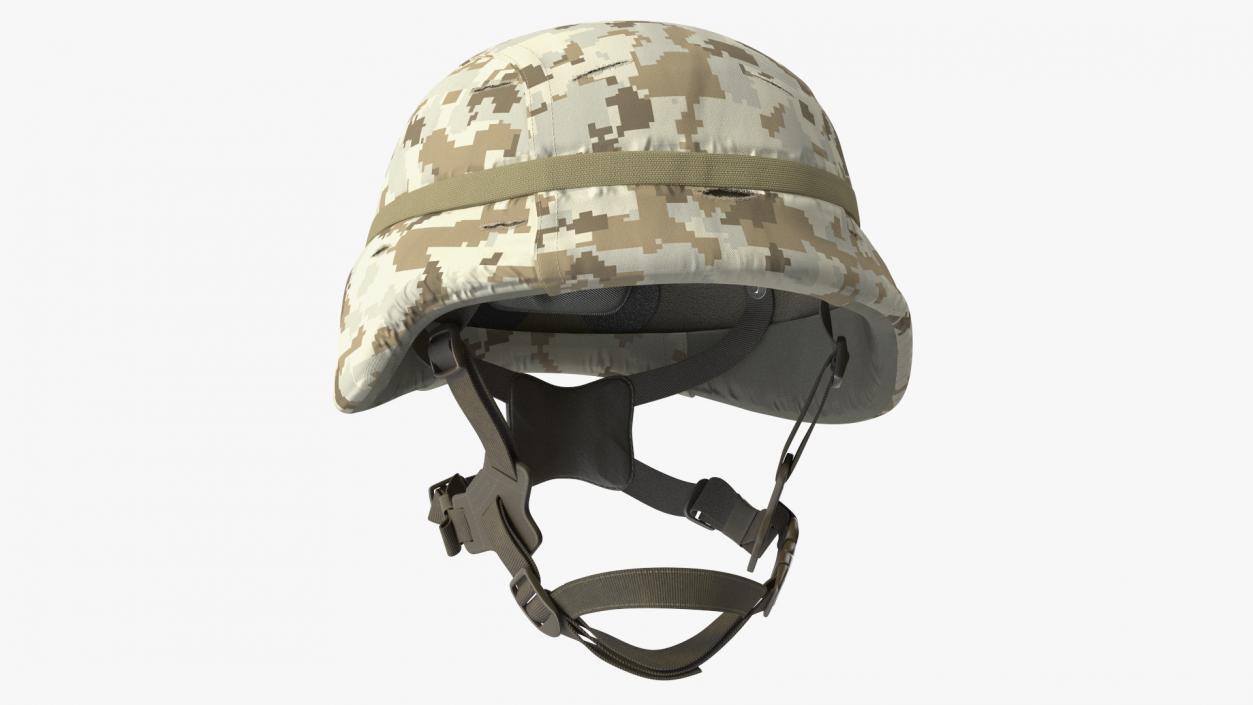 3D USMC Lightweight Helmet Desert Camo Cover