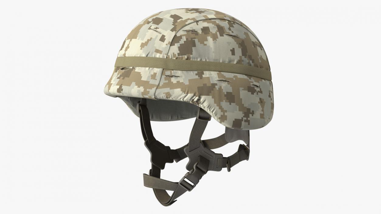 3D USMC Lightweight Helmet Desert Camo Cover