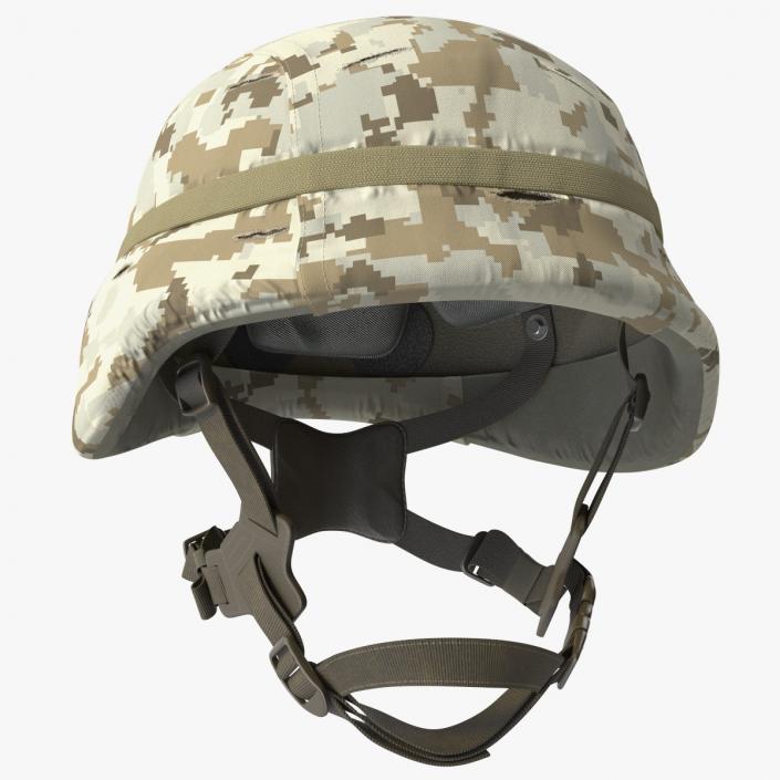 3D USMC Lightweight Helmet Desert Camo Cover