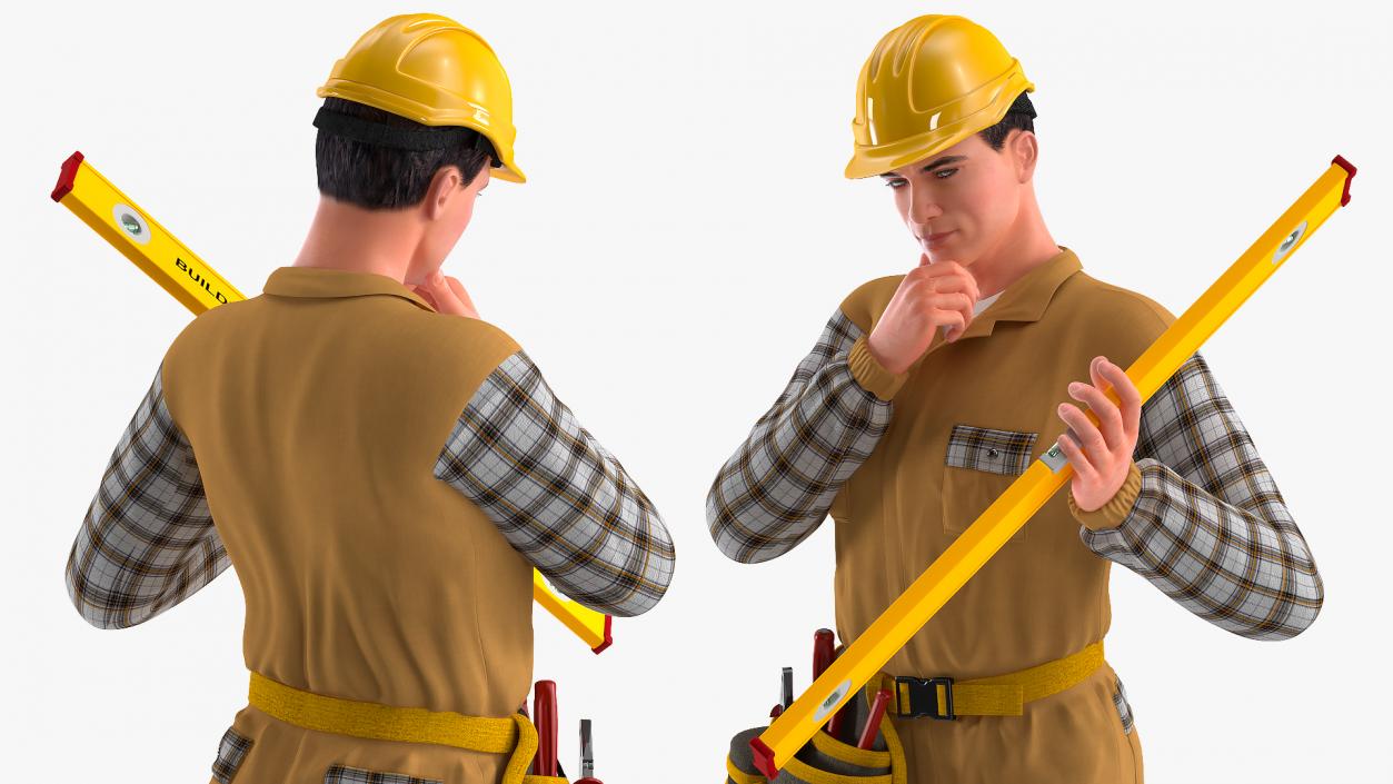 3D model Rigged Workers Collection