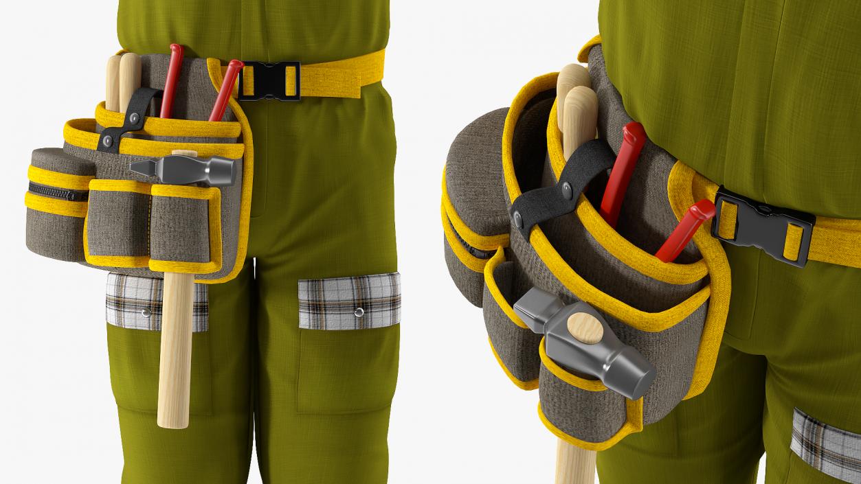 3D model Rigged Workers Collection