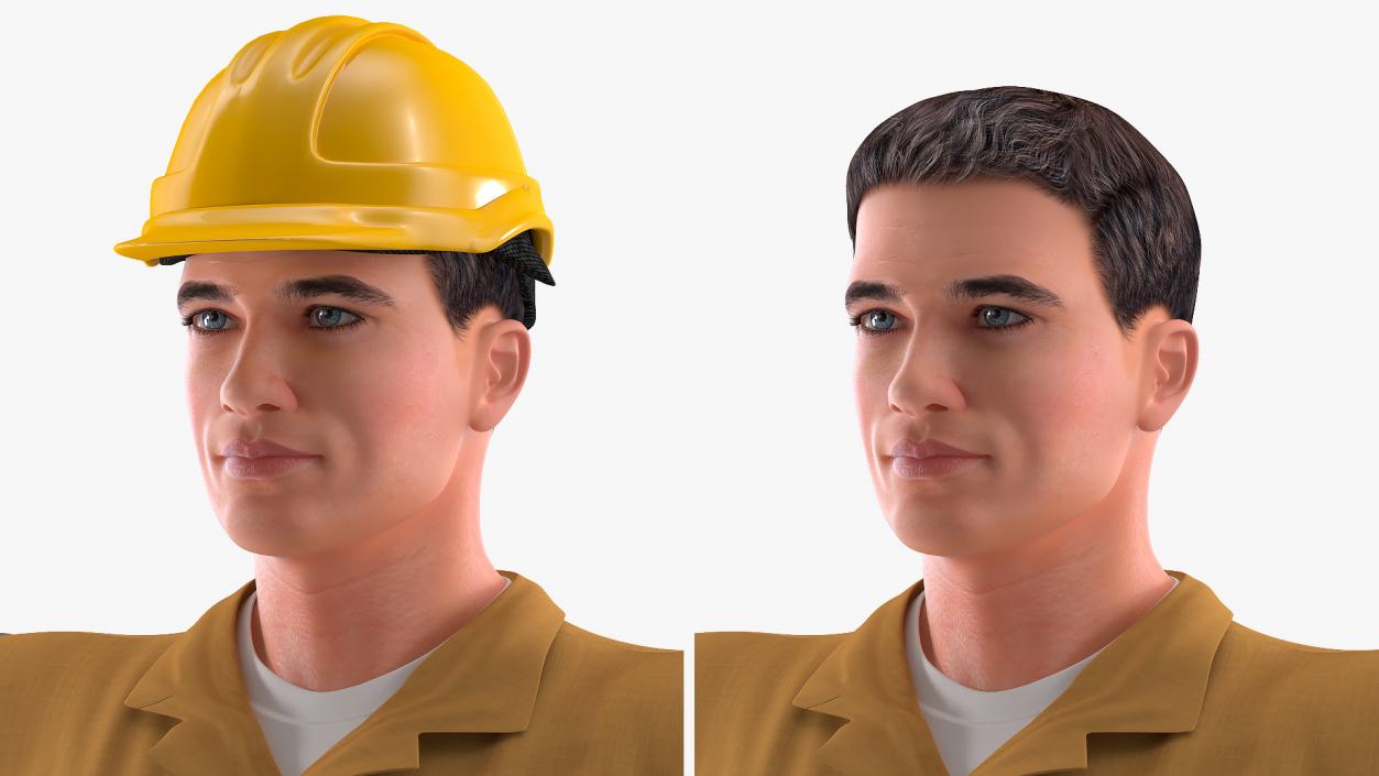 3D model Rigged Workers Collection