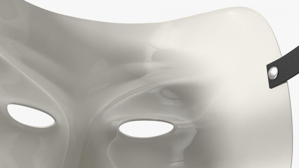 3D Anonymous Mask with Teardrop model