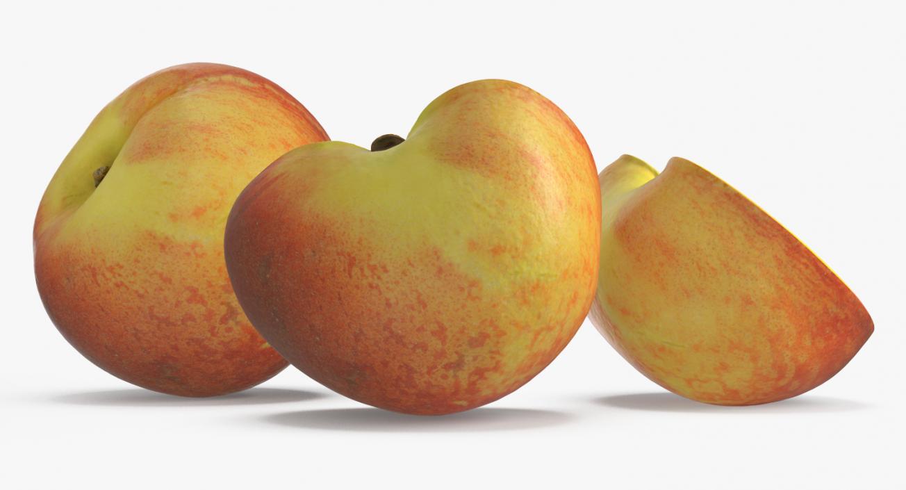 Peach Fruit Collection 3D