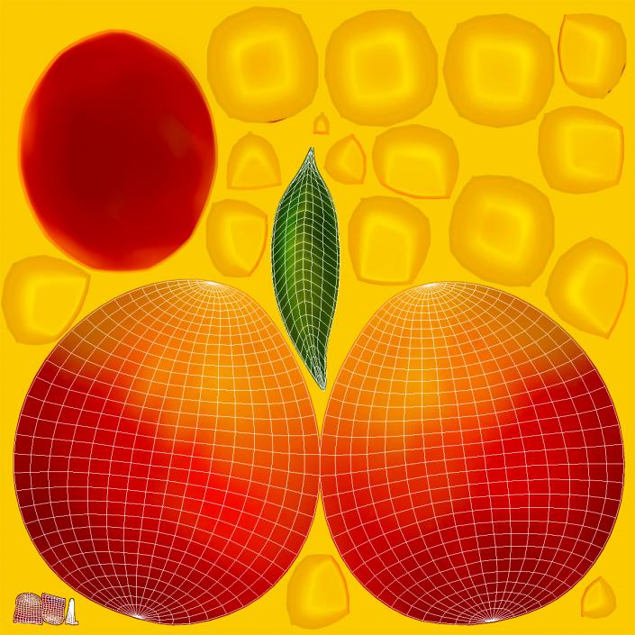 Fresh Mango Fruit 3D