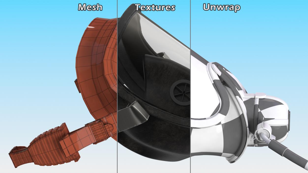 3D model Respirator Full Mask