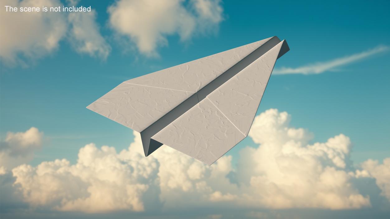 Paper Airplane 3D model