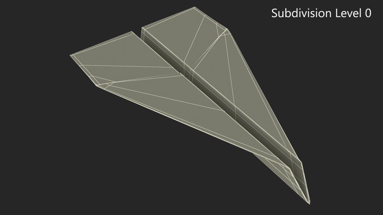 Paper Airplane 3D model