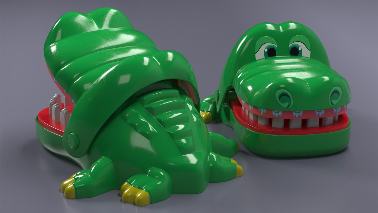 3D Crocodile Dentist Toy 2 model