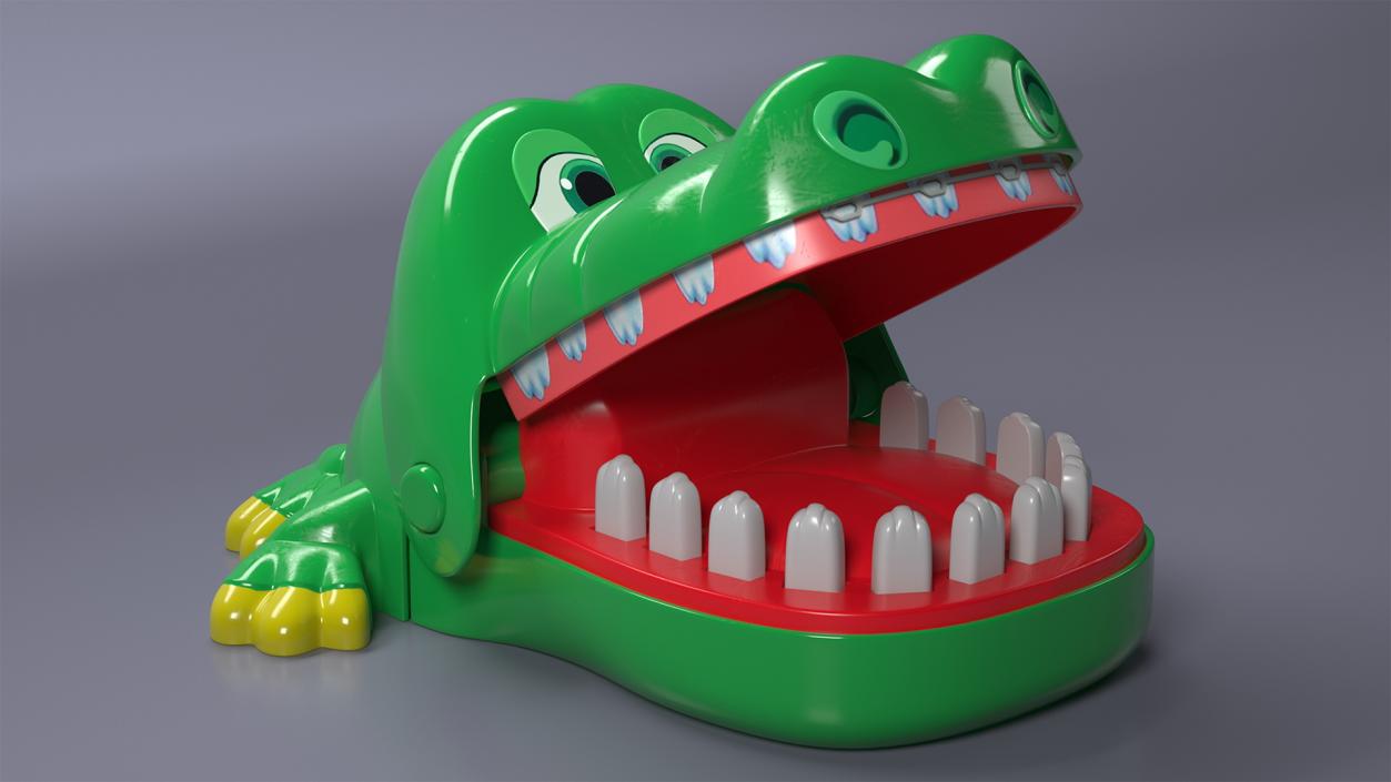 3D Crocodile Dentist Toy 2 model