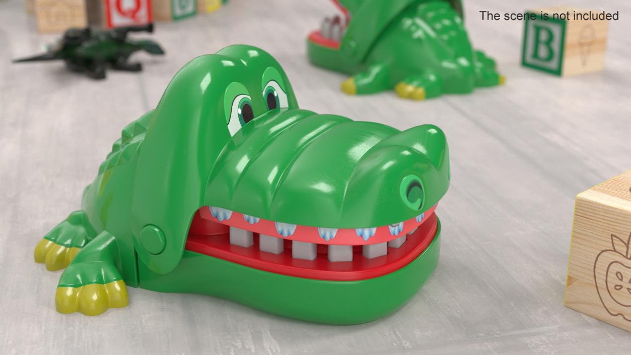 3D Crocodile Dentist Toy 2 model