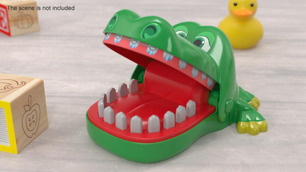 3D Crocodile Dentist Toy 2 model