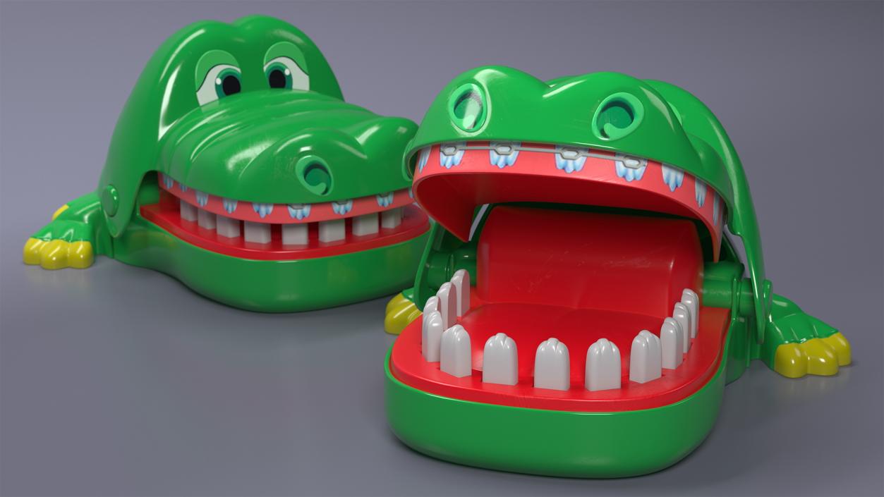 3D Crocodile Dentist Toy 2 model