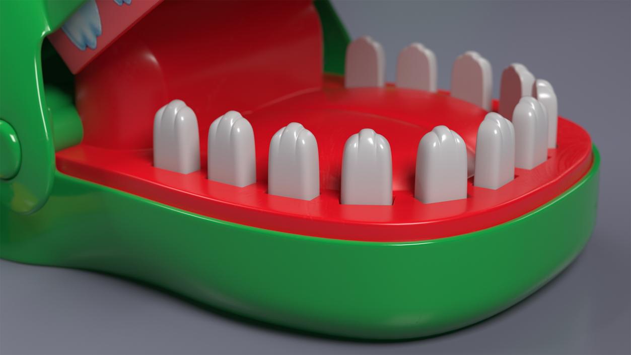 3D Crocodile Dentist Toy 2 model