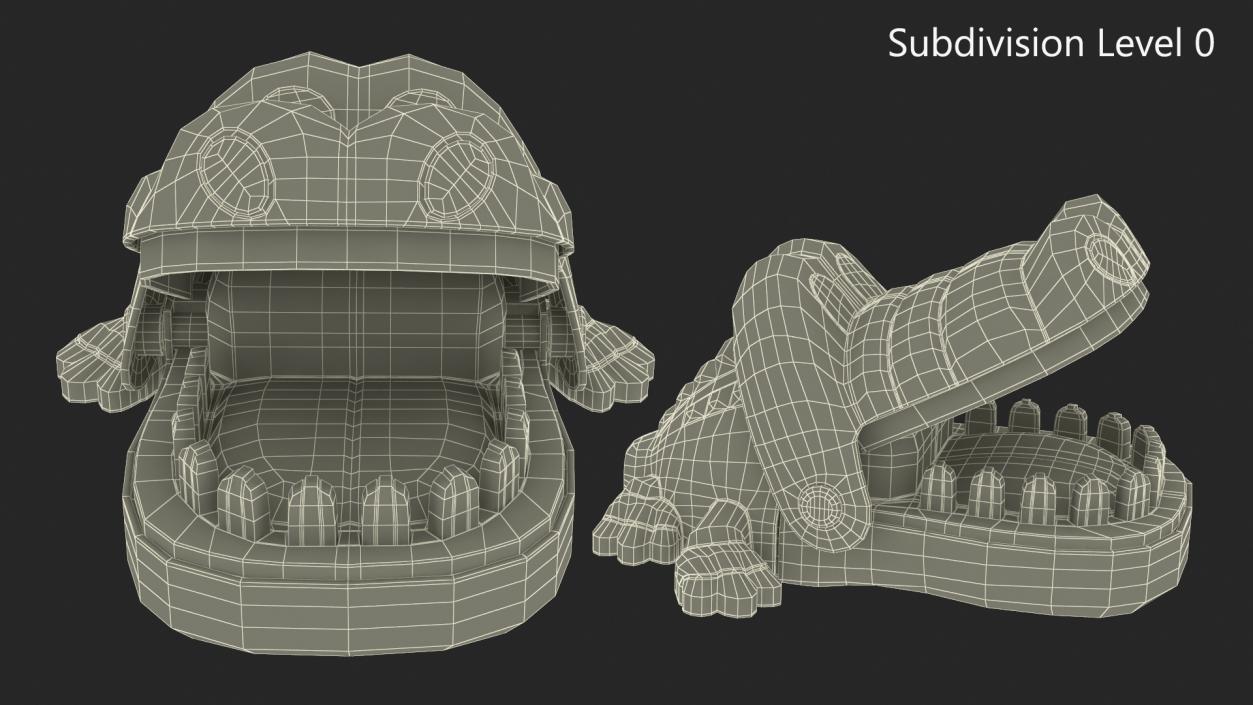 3D Crocodile Dentist Toy 2 model