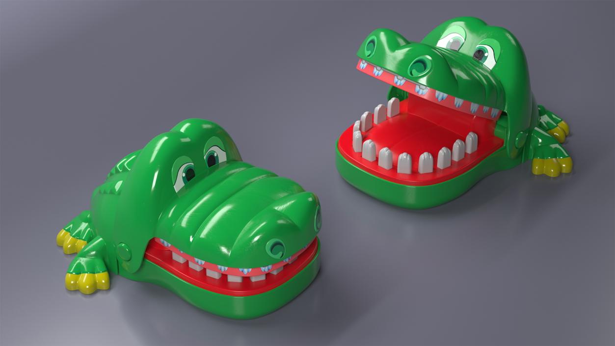 3D Crocodile Dentist Toy 2 model