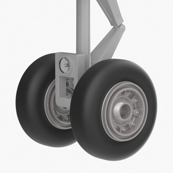 3D model Boeing Front Landing Gear