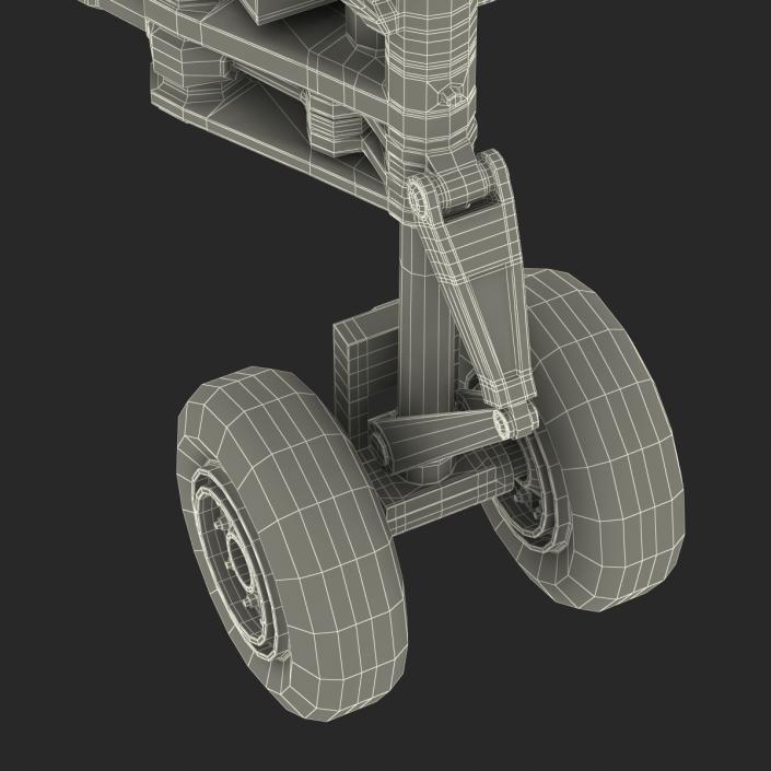 3D model Boeing Front Landing Gear