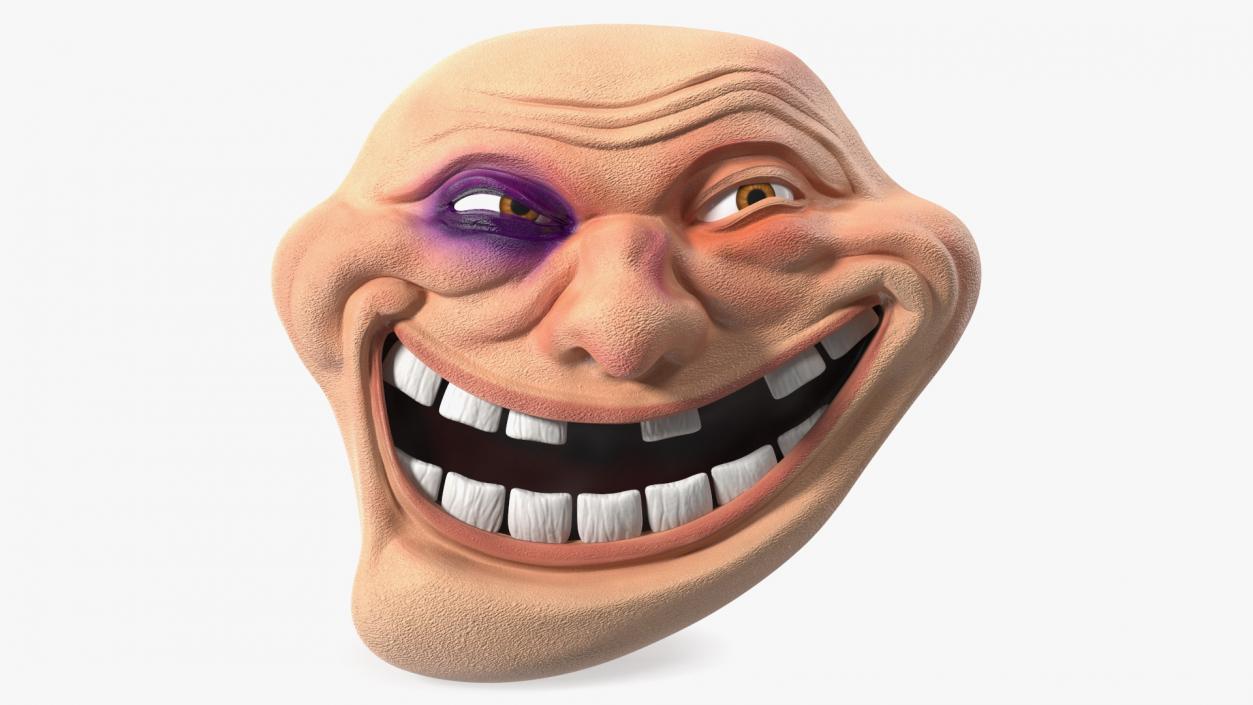 3D Trollface Beaten