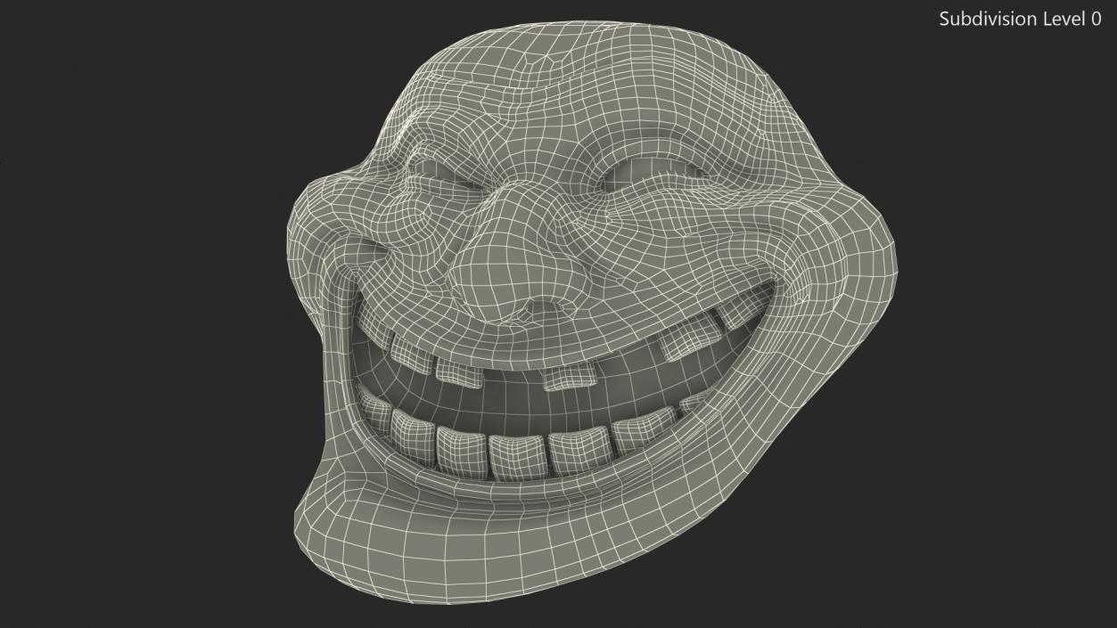 3D Trollface Beaten