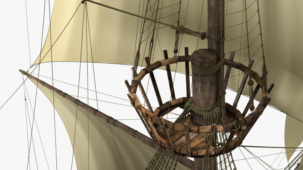 Galleon Sail Ship 3D