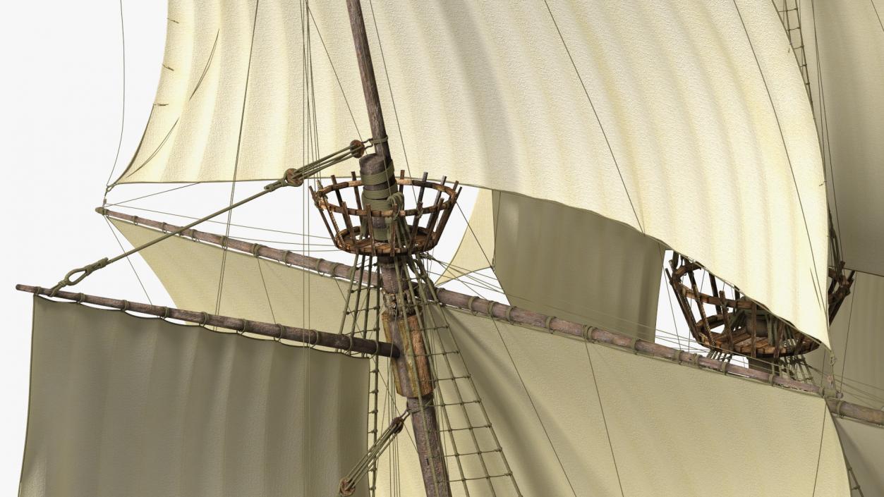 Galleon Sail Ship 3D