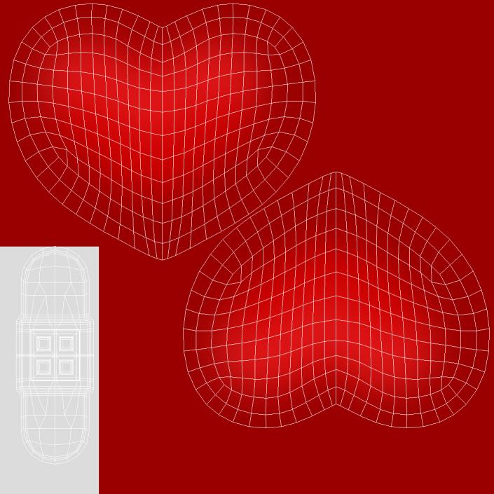 Heart with Patch Emoji 3D