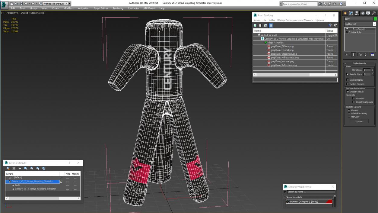 Century VS 2 Versys Grappling Simulator 3D model