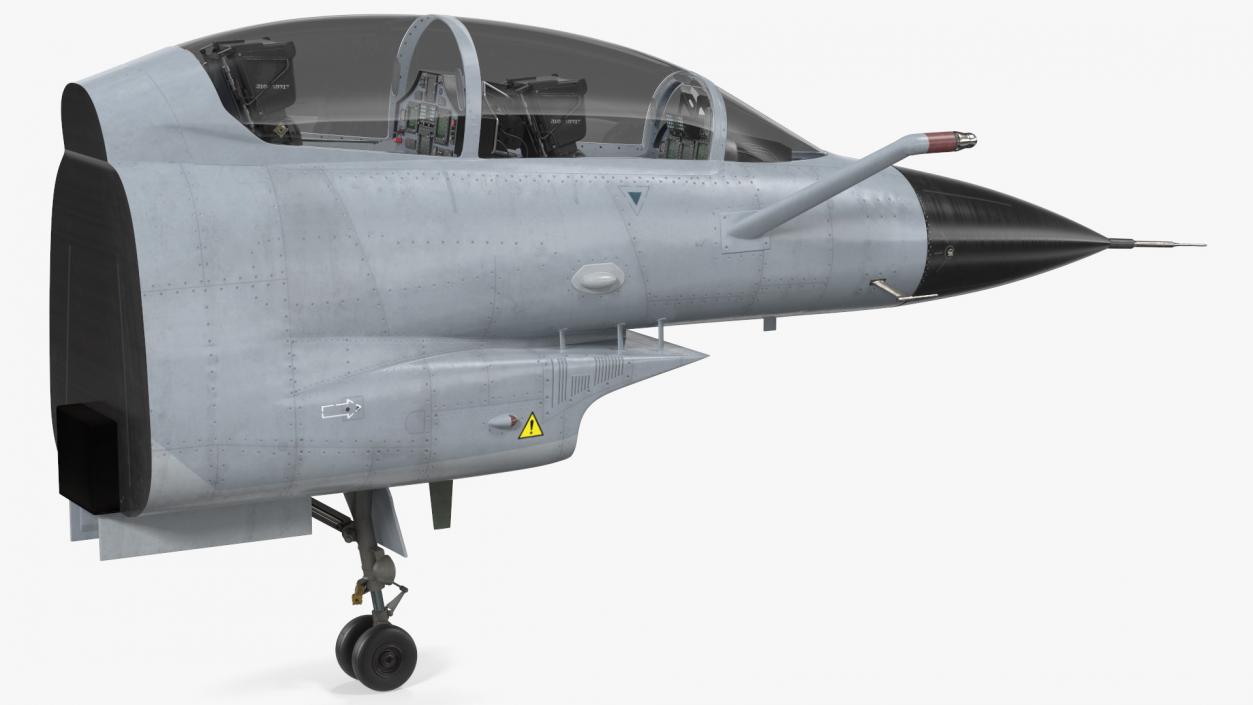 3D model Chengdu J10 S Tandem Seated Cockpit