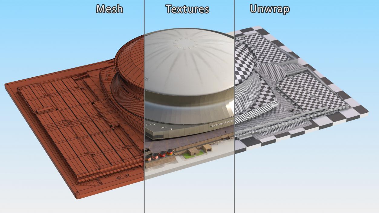 3D Multi Purpose Stadium