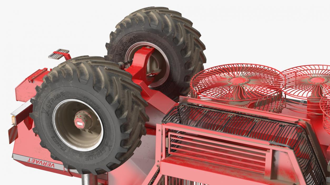 Vervaet 17T Beet Harvester Dusty Rigged 3D model