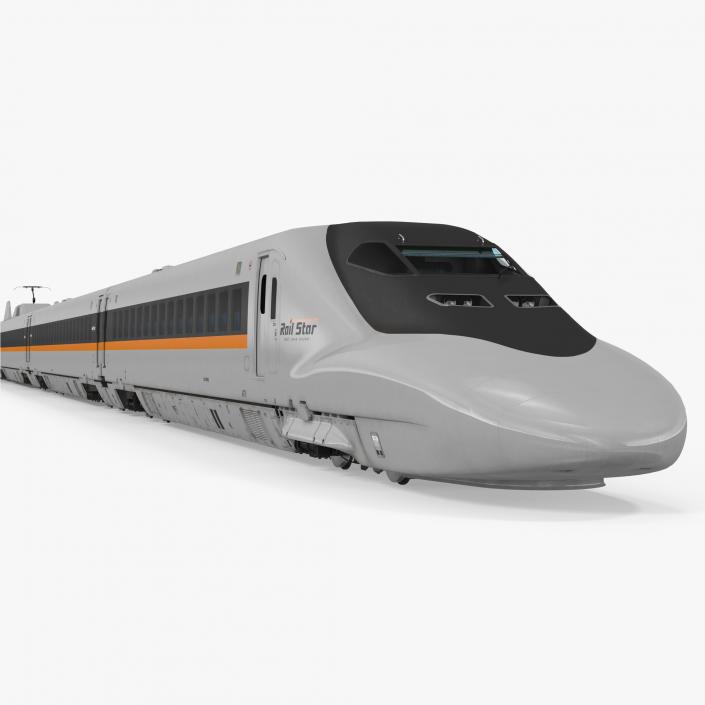 Bullet Train Rail Star 3D