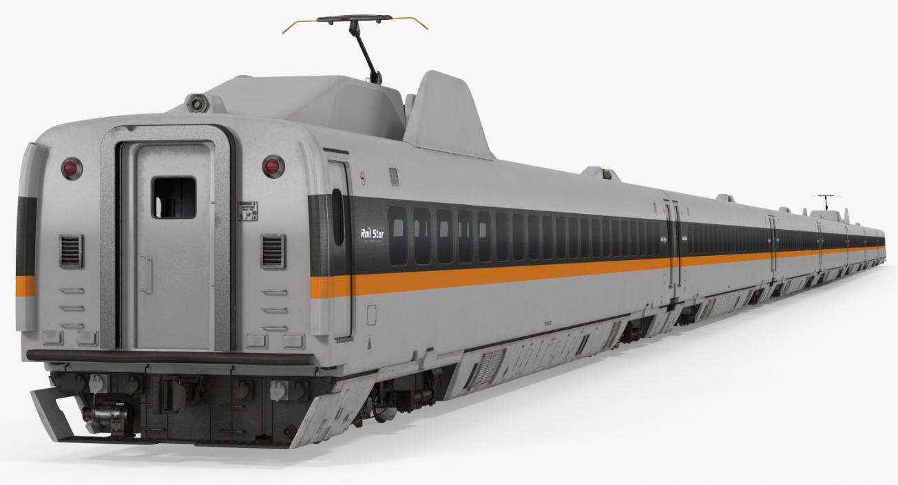 Bullet Train Rail Star 3D