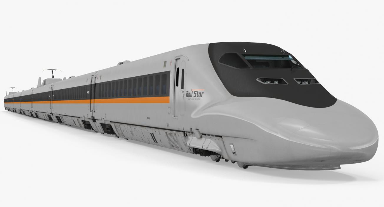 Bullet Train Rail Star 3D