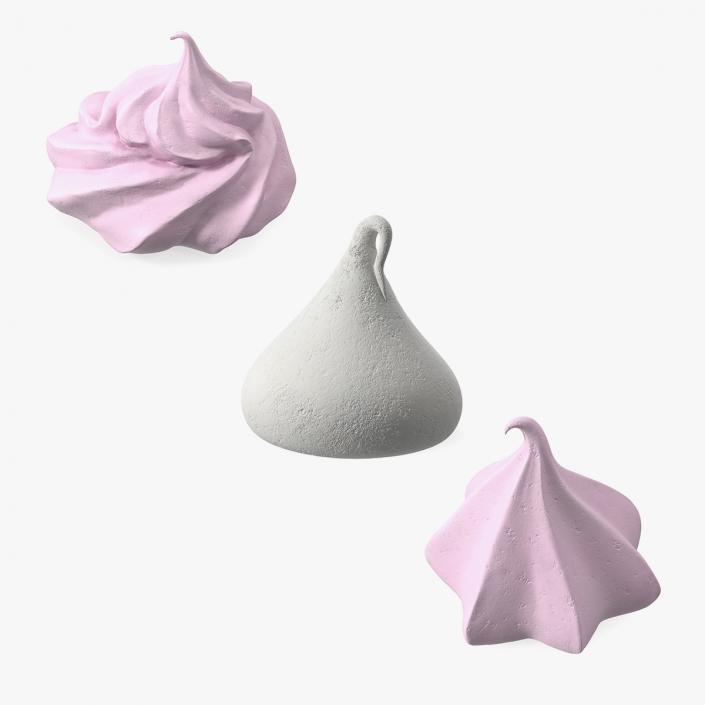 Meringue Cookies Collection 3D