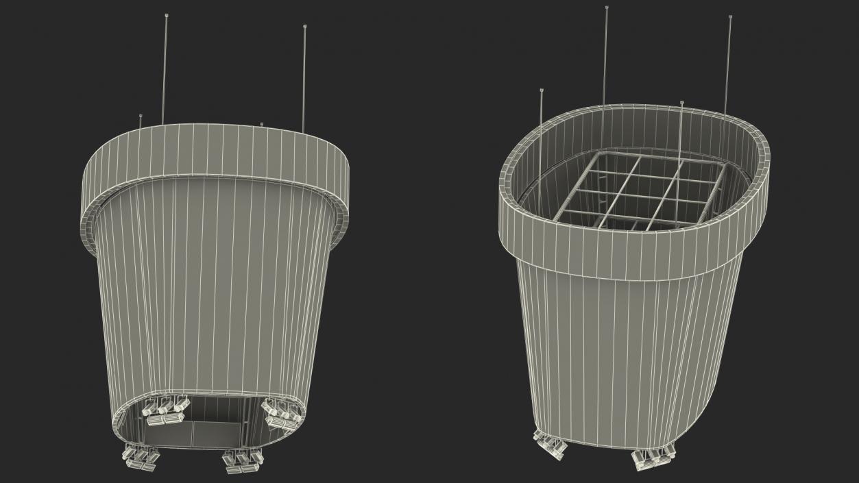 3D model Arena LED Scoreboard