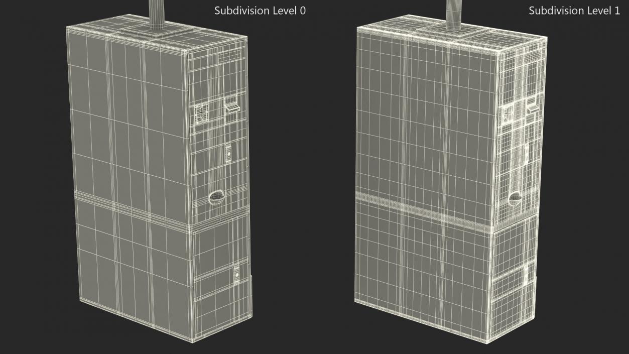 3D Airport Luggage Cart Management Unit Smartecarte model