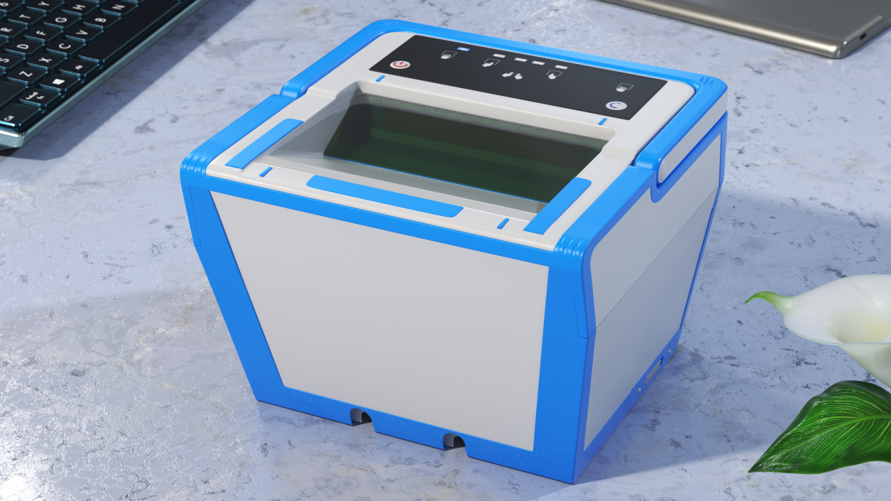 Fingerprints Scanner Off 3D model